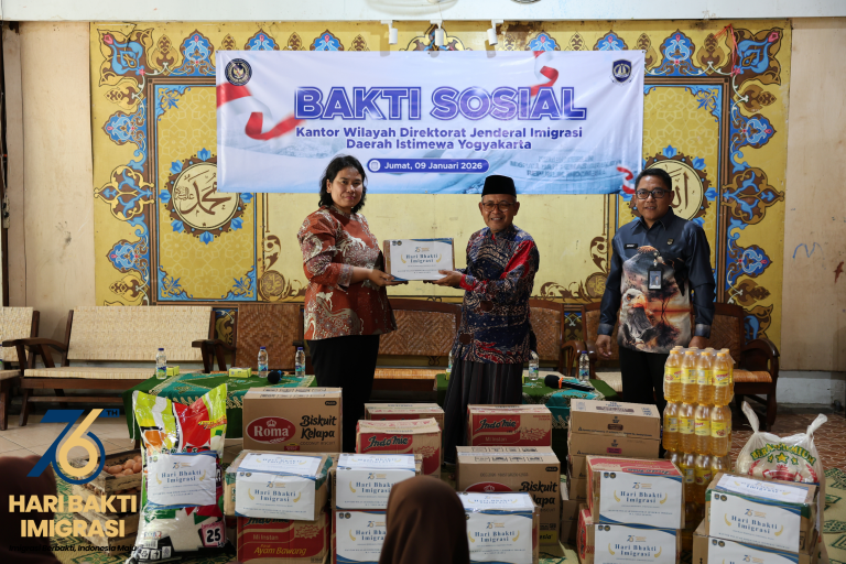 76 Tahun Imigrasi Indonesia : Refleksi Sejarah, Transformasi Digital dan Bakti Nyata Kanwil Ditjenim DIY